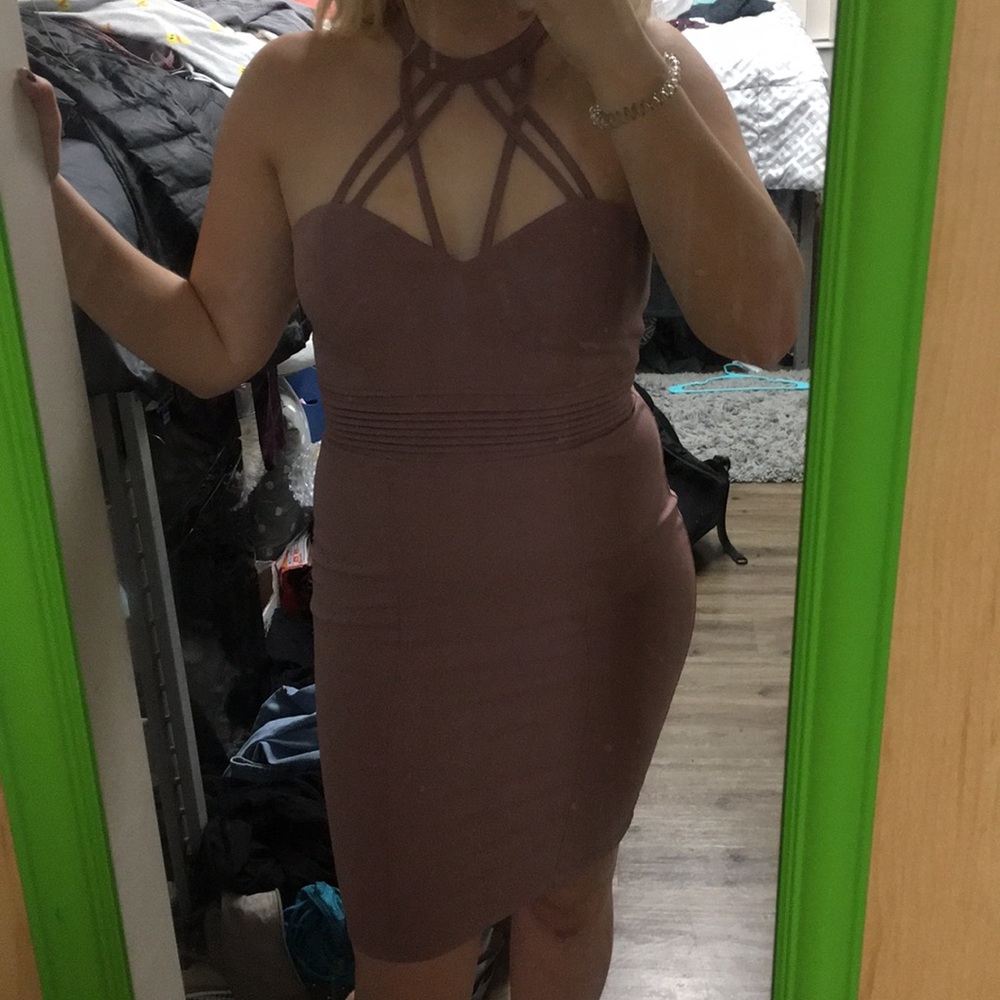 Violet Strappy Dress